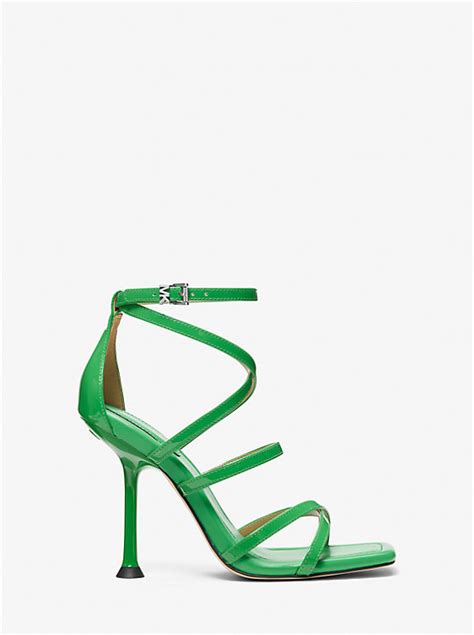 chancla michael kors mujer|Imani Patent Leather Sandal .